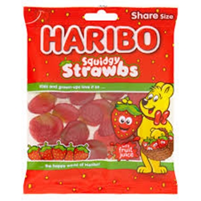 Picture of HARIBO STRAWBS BAGS 160GR
